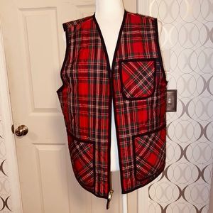 Vintage Liz Sport quilted vest